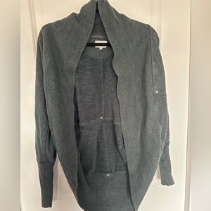 ARITZIA Wilfred Diderot sweater cardigan size XS dark grey